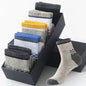 Calcetines deportivos transpirables de fibra de bambú para hombre, de otoño e invierno, con absorción del sudor y desodorantes, para negocios, 10, 5 o 3 pares.