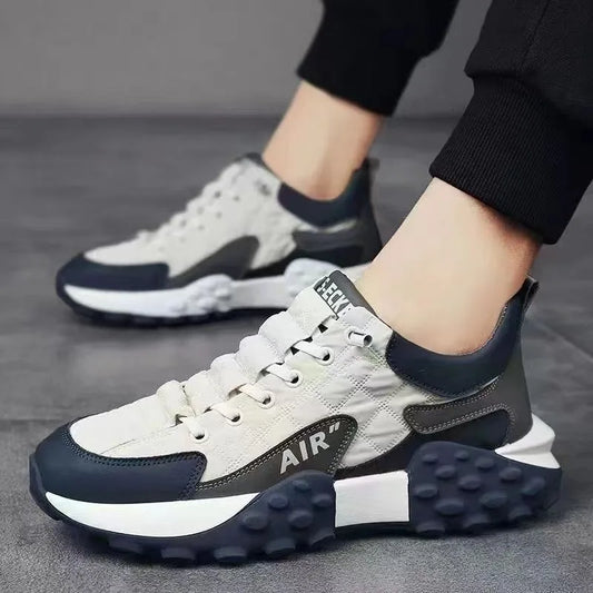 Zapatos deportivos casuales cómodos para hombre, zapatillas de deporte informales, antideslizantes, de alta calidad, para exteriores, primavera y otoño, 2025