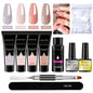 Kit Nail Art Limegirl, gel de uñas polivinílico, gel de remojo extensible, kit de esmalte de gel acrílico para principiantes, gel semipermanente