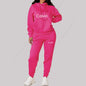 Conjunto deportivo de 2 piezas para mujer, ropa de diseño estético, tendencia, sudaderas con capucha y pantalones deportivos de alta calidad, conjuntos para mujer, 2025