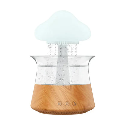 Difusor Serenity Mist Cloud: Humidificador ultrasónico de aromaterapia con lámpara LED de 7 colores