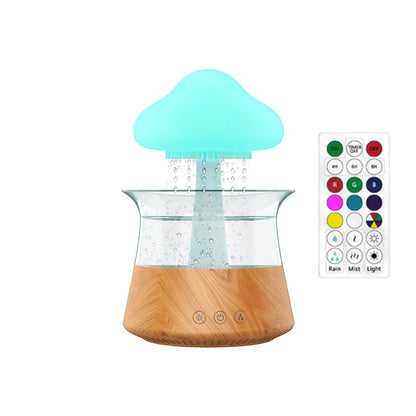 Difusor Serenity Mist Cloud: Humidificador ultrasónico de aromaterapia con lámpara LED de 7 colores