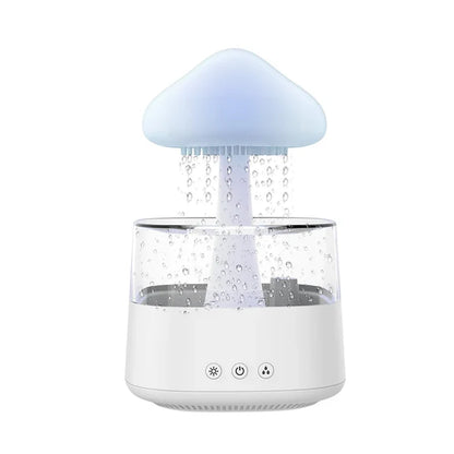 Difusor Serenity Mist Cloud: Humidificador ultrasónico de aromaterapia con lámpara LED de 7 colores